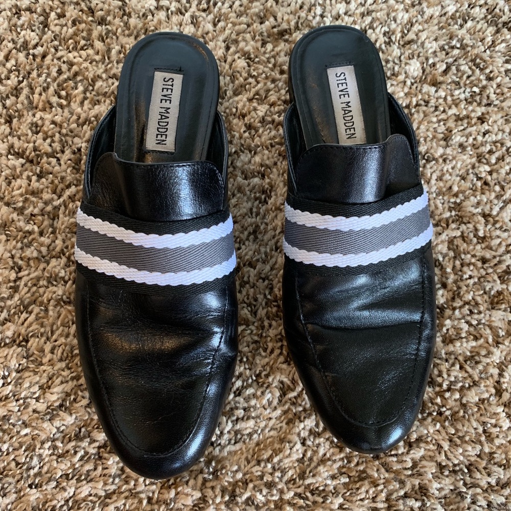 Steve Madden Leather Mules